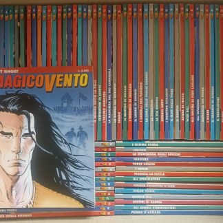 Illustra copertina di un fumetto di Lady Charry, collezione di libri di fumetti su uno scaffale.