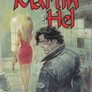 Image of Martin Hel comic book cover with a man and woman in urban setting.