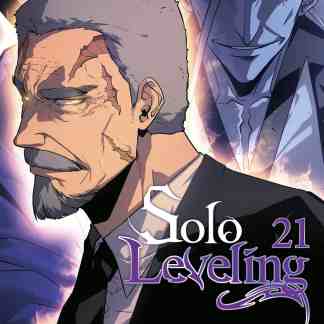 Alt: Copertina manga Solo 21 con due personaggi, uno anziano e uno misterioso, atmosfera dark e tensione.