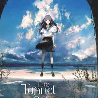 Alt: Ragazza in uniforme scolastica con cielo nuvoloso sullo sfondo, scena artistica di Giappone.