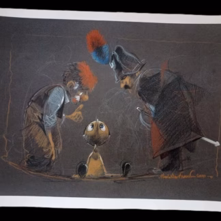 Pinocchio 'e il Carabiniere' MAX FREZZATO- Stampa firmata