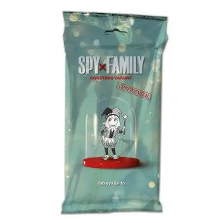 Decorazione a figura di Tatsuya Endo in stile SpyFamily, per Natale, confezione centrale con stile misterioso.