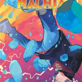 Fumetto Diablo Macho con personaggio potente che rompe rocce, azione e avventura per bambini.