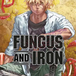 Illustrazione manga di un personaggio giovane con cicatrici sul volto, ambientazione fantastica.