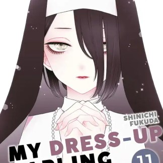 ALT: Copertina manga "My Dress-Up Darling" con protagonista femminile con abito da suora anime.