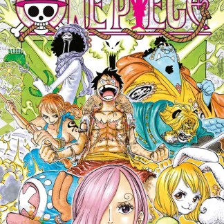 Personaggi di One Piece in stile manga e fumetto.
