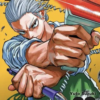 Disegno manga Sakmato Dai con protagonista impugnando un cellulare.