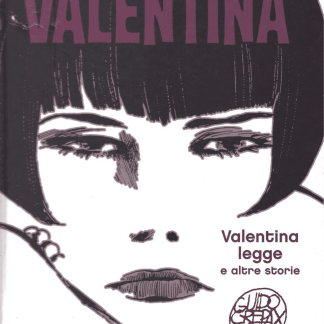 Illustrazione di copertina di Valentina con stile manga, protagonista con occhiali e capelli corti neri.