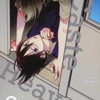 Ragazza con occhiali guarda fuori da una finestra, scena di manga e fumetti giapponesi.