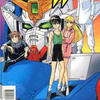 Gundam Wing manga serie con personaggi Kirax, Relena, Zechs in stile anime.