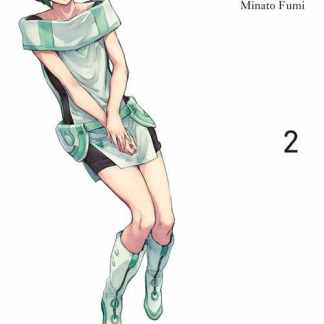 Immagine di una ragazza manga con vestiti futuristici, stile anime, copertina di fumetto "Harmony" di Minato Fumi.
