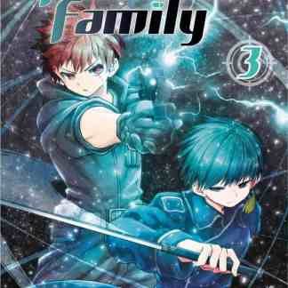 Copertina manga Yozakura Famiglia volume 3 con protagonisti in azione, stile anime, poteri e combattimenti, manga J-pop.