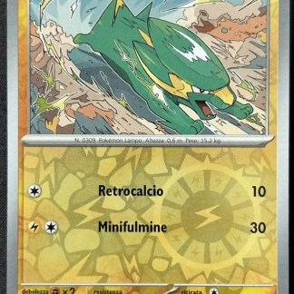 Elettromonster energico di Pokémon con attacco di elettricità. Resistente e dinamico, ideale per collezionismo e giochi Pokémon.