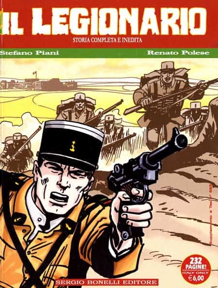 Copertina fumetto militare storico e d'azione.