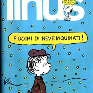 Snoopy e Linus con fiocchi di neve.