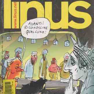 Visione d'insieme di un fumetto di satira politica sui pretenderse e la pace.