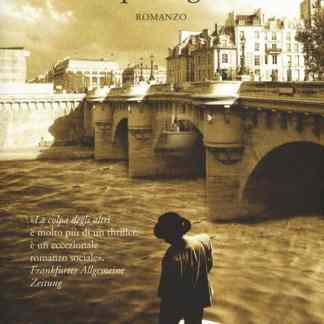 Copertina del romanzo "La colpa degli altri" di Gila Lustiger, sul fiume in città.