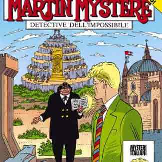 Mystery detective, Martin Mystère, in città con monumenti storici sullo sfondo.
