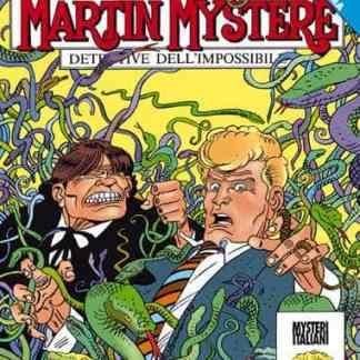 Copertina fumetto Martin Mystère, avventure epiche con mostri e misteri, serie a fumetti di avventura.