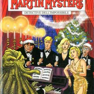 Enigmi di Natale con personaggi festivi.