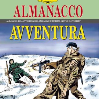 Almanacco Mister No Avventura 1968, ambientazione innevata con eroe armato è un classico fumetto d’azione.