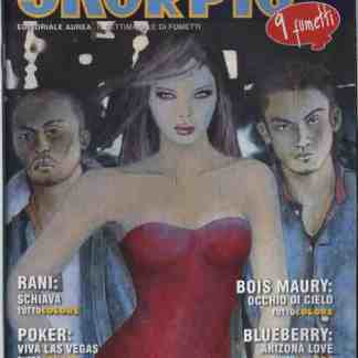 Copertina di un magazine a fumetti con personaggi in primo piano.