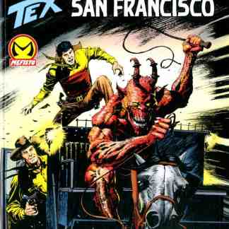 Detective e demone in un fumetto avventuroso.