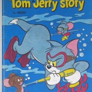 Fumetto di Tom e Jerry con illustrazioni vivaci e storie divertenti, ideale per bambini e collezionisti di fumetti cartoon.