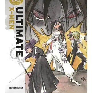 Illustrazione manga Marvel X-Men con personaggi femminili.