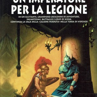 Guerriero storico in armatura e gladiatore in battaglia in una scena di fantasia.