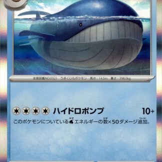 Carta Pokémon Balena con illustrazione.