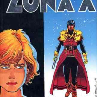 Copertina di fumetto Zonax con protagonista eroi e atmosfera futuristica.