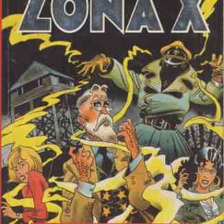Fumetto di Zonax, eroe d'azione, serie avventurosa, fumetti di supereroi, storie di vigilanti.