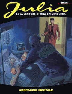 Immagine di Julio, protagonista di un fumetto di noir e mistero, coinvolto in un'azione drammatica.