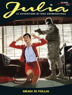 Dettaglio di una scena in un fumetto di Julio con personaggi in azione.