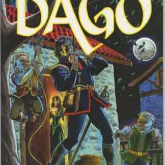 Alt: Copertina di Dago, fumetto italiano con eroe baroque e ambientazioni misteriose.