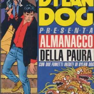 Illustrazione fumetto Dylan Dog e mostri.
