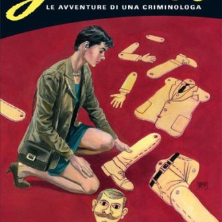 Dettaglio della copertina di Julia, fumetto di un'investigatrice con elementi di crimine e mistero.