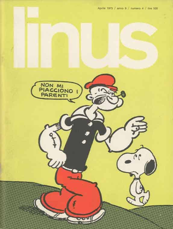 Fumetti vintage Linus rivista storica.