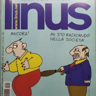 Illustrazione di vignetta umoristica con personaggi satirici italiani.