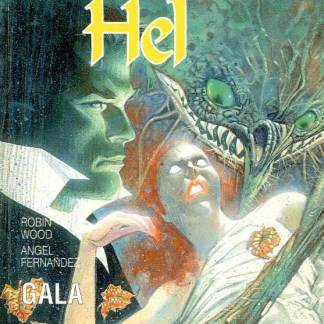 Illustrazione copertina fumetto Martin Hel horror.