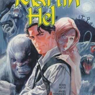 Copertina fumetto Martin Hel con Neil e mostri spettrali.
