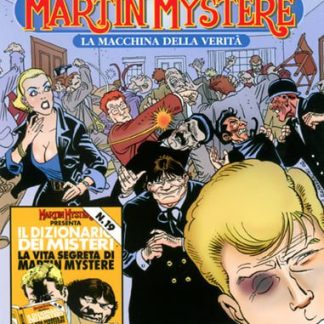 Pannelli di Martin Mystère, fumetti, mistero e avventura, copertina colorata.