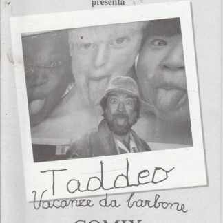 Immagine di copertina di un fumetto comico italiano.