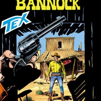 Pannello originale di Tex Willer, lotta nelle terre di Bannock.