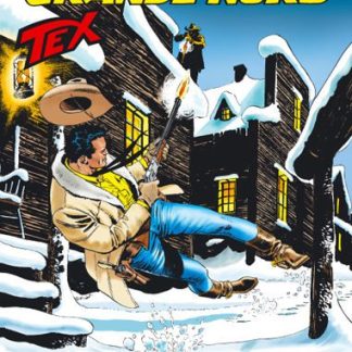 Fuga nel Nord di Tex Willer con scene avventurose di neve e protagonisti coraggiosi.