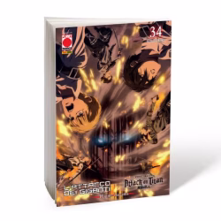 L'Attacco dei Giganti 34 + Cartolina - Variant Anime