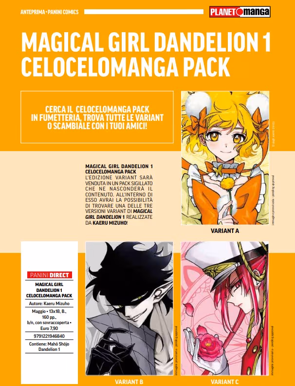 Magical Girl Dandelion 1 - Celocelomanga Pack