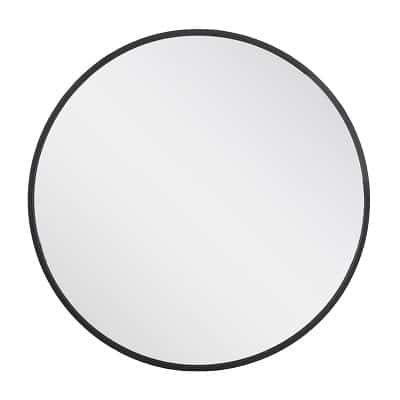 KIMIC OGLEDALO OKRUGLO FI 100 MATT CRNI OKVIR BEZ RASVJETE 61-GSRM100100-B