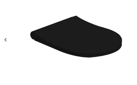 WC DASKA ELEGANCE SLIM ZA RONDO WC ŠKOLJKU – SOFTCLOSE TAKE OFF – TOP FIX – MATT BLACK